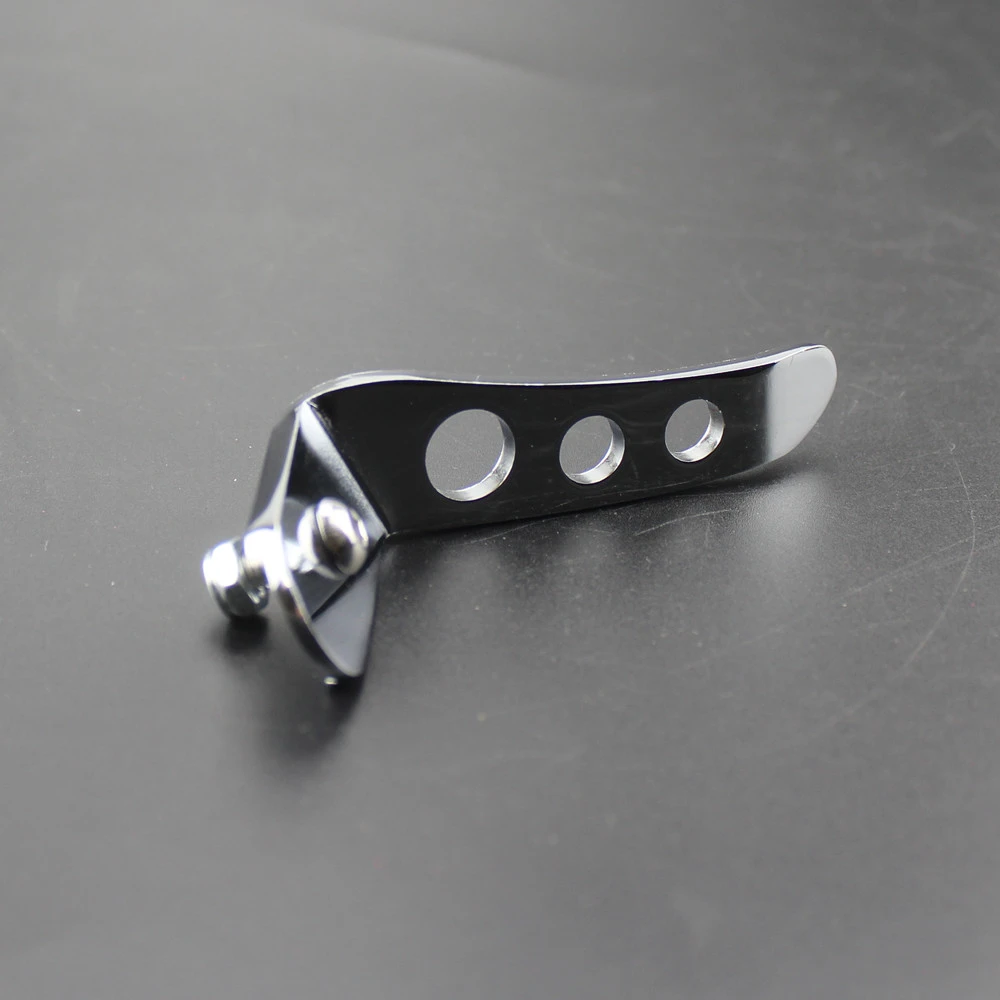Chrome Kickstand Extension Foot Pedal Support Motorcycle For Harley