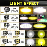 CO LIGHT 3inch Led Work Spotlights 24V 12V Headlights for Motorcycles Flood Led Bar Fog Light DRL for Car Truck 4x4 Off Road ATV - Image 2