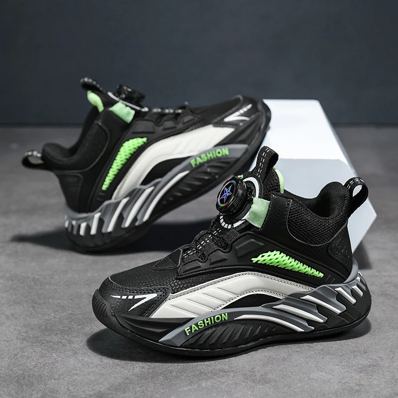 Boys Girls Sneakers Lightweight Anti-Slip Breathable Mesh Comfort Unisex-Child Sports Running Walking Athletic Shoes for Kids 4