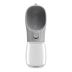 Compact Leakproof Pet Water Bottle - 550ml-PC (GRAY)