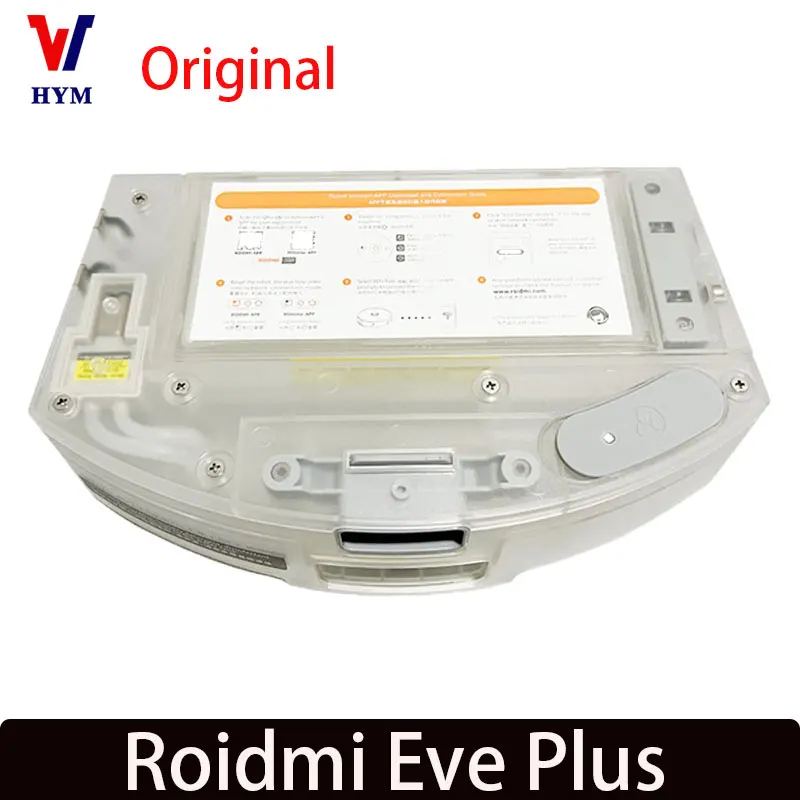 Original For ROIDMI EVE Plus 2 in1 Dustbin Water Tank With Filter Mounting Bracket Robot Vacuum Cleaner Spare Parts Accessories