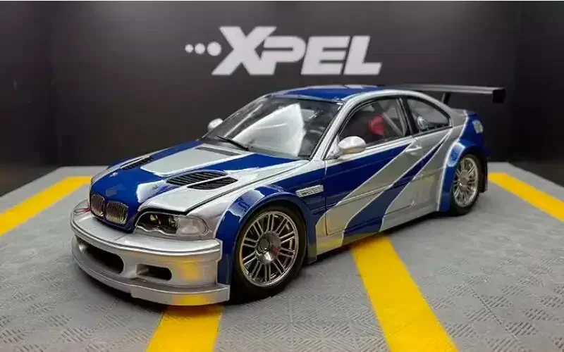 DCN-1-18-For-BMW-M3-GTR-E46-Diecast-Need-For-Speed-Model-Car-Display ...
