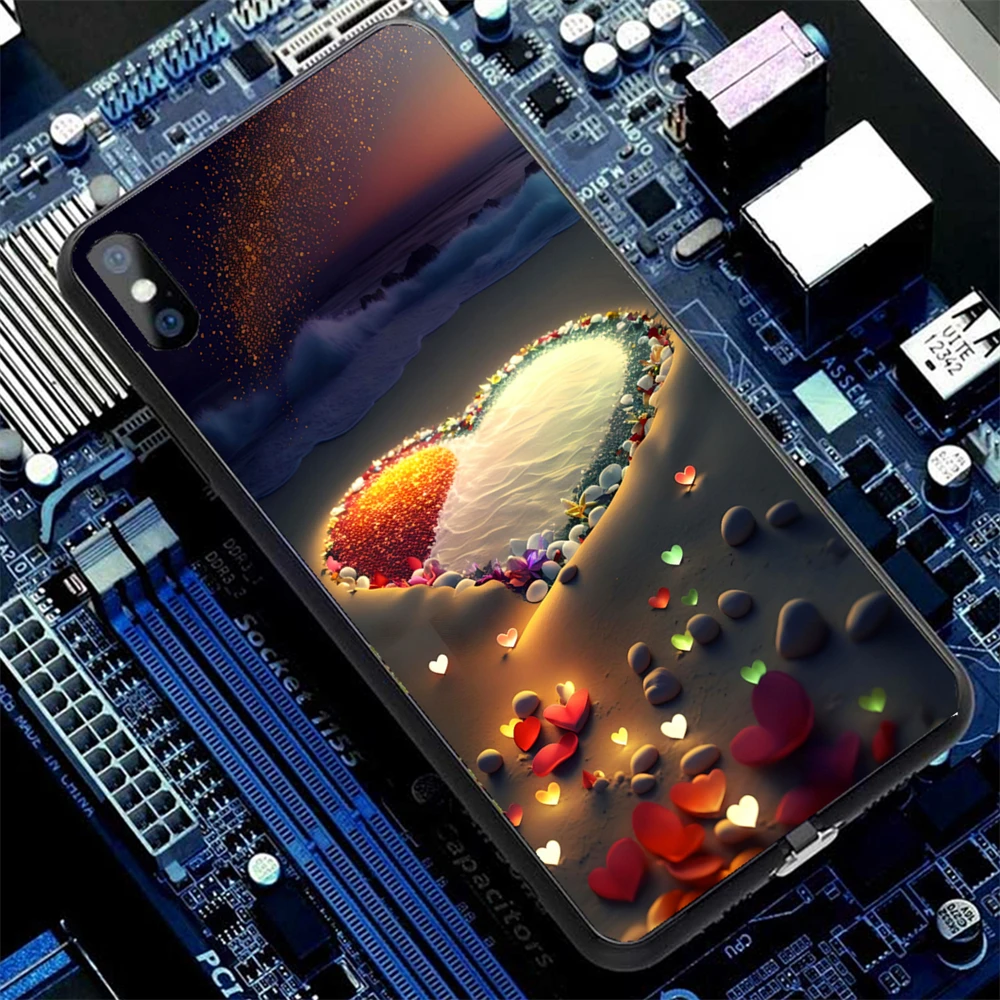 Landschaft Bunte leuchtende LED-Telefonhülle Rückseite für iPhone Air 17 16 E 15 14 13 12 11 Pro Max XR XS Plus – Detail 21