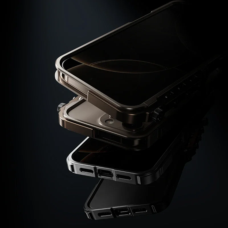 Premium Armor Aluminum Metal Bumper Frame Case - Hard Cover Accessory