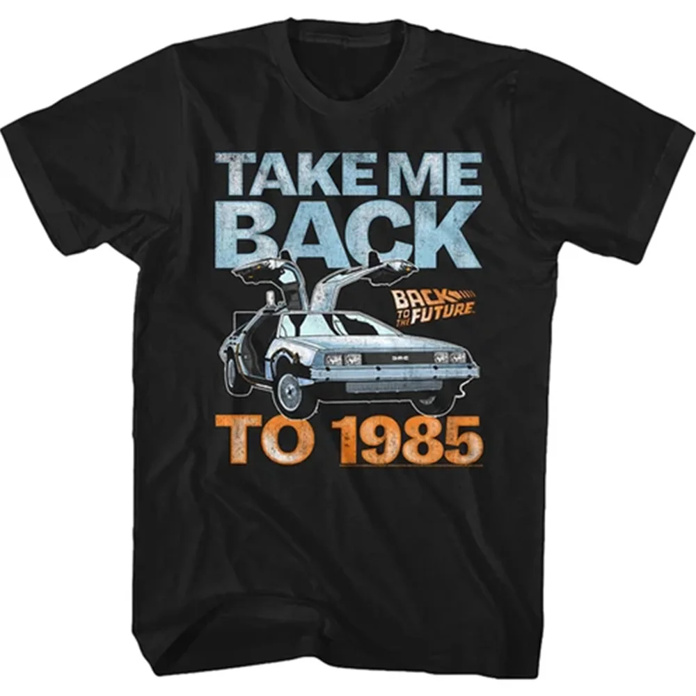 Zurück zur Zukunft Oldtimer Grafik T-Shirt für Männer Camiseta Sommer Kurzarm T-Shirts zurück zu zukünftigen T-Shirts Streetwear