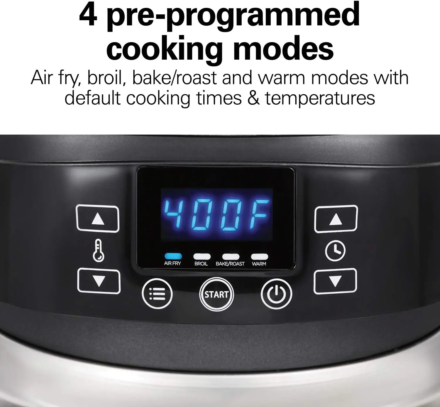 Beach 6 Quart Programmable Slow Cooker With Flexible Easy Programming, 5 Cooking Times, Air Fry Lid with 4 Settings, Di