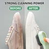 2/3PCS Shoe Washing Machine Bag with Liquid Shoe Brush Set Durable Laundry Shoe Bag and Soft Bristle Clean Brush for All Shoes 6