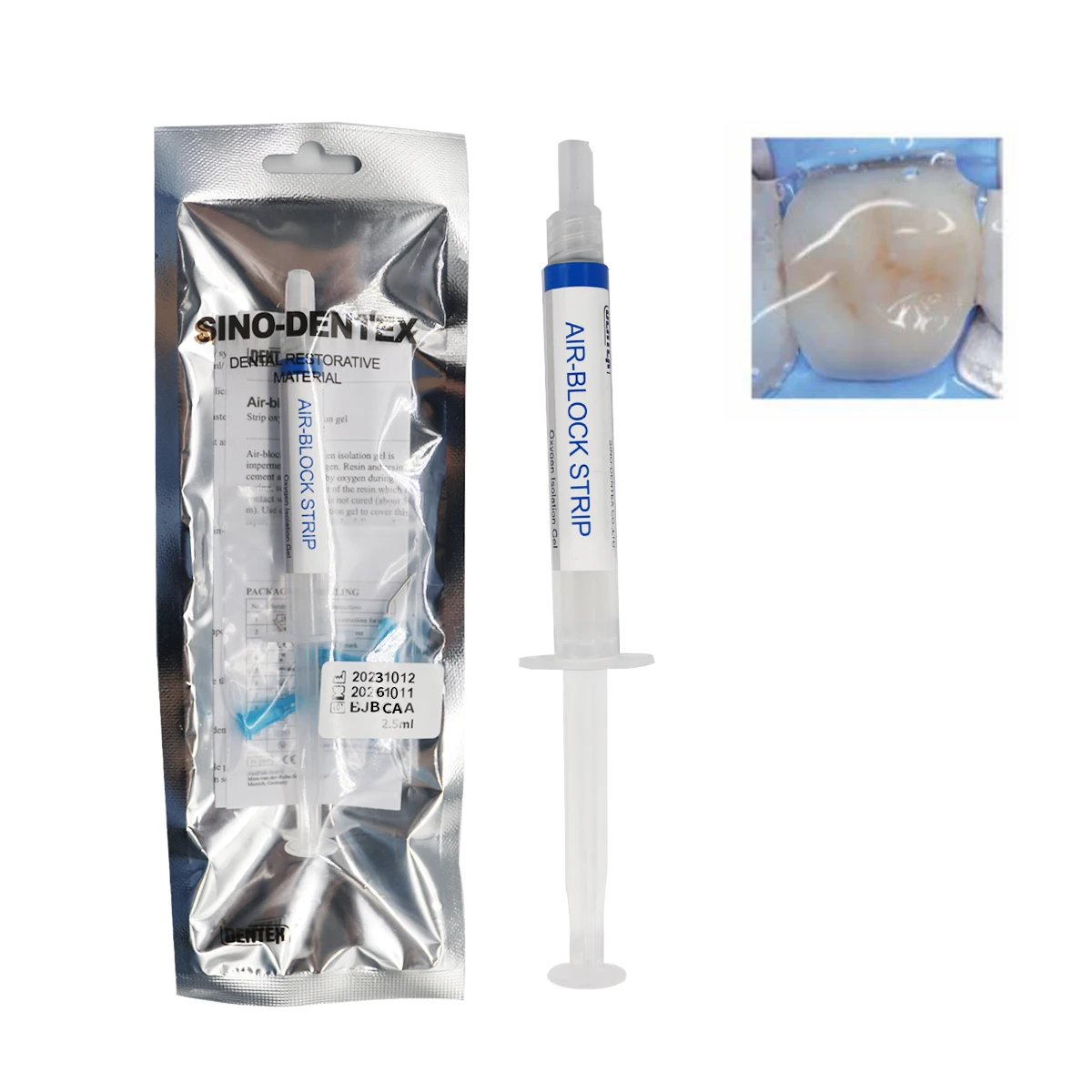 

DENTEX Air-block Strip Oxygen Isolation Gel Dental restorative material