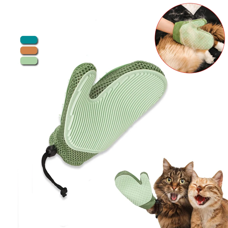 Upgrade 2 in 1 Cat Hair Remover Glove and Lint Remover for Clothing,Pet