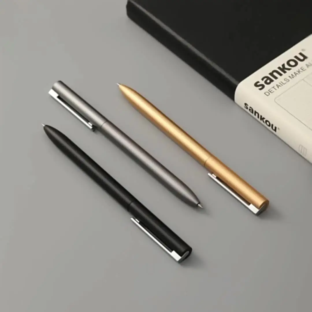 Elprico Signatur-Stift Im Retro-Design – Messing-Kugelschreiber Mit Gel-Tinte