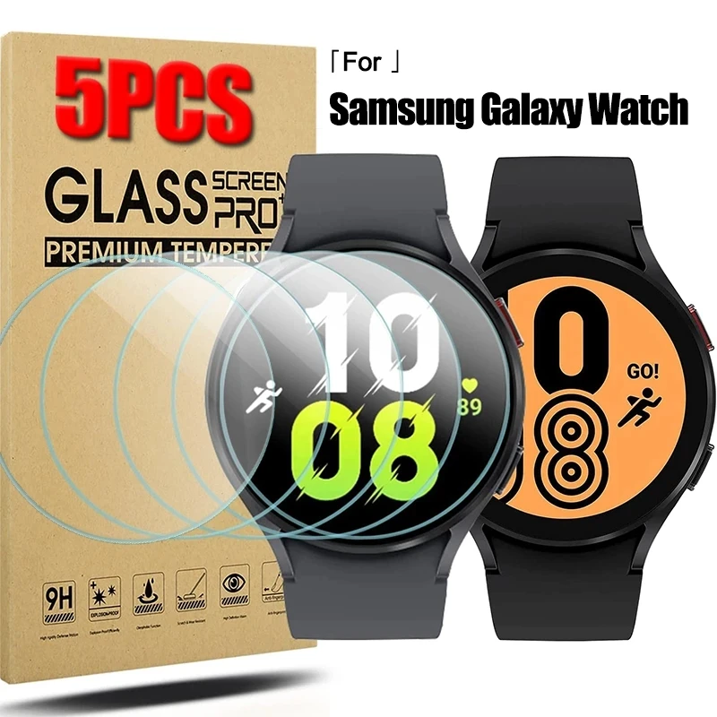 

Закаленное стекло для Samsung Galaxy Watch 3 4 5 6 4Classic Active 2, Защитная пленка для экрана 40 мм 44 мм 43 мм 46 мм