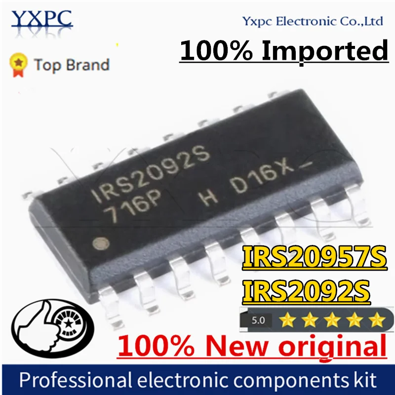 

1pcs 100% New Imported Original IRS20957S IRS2092S IRS2092STRPBF SOP-16 audio power amplifier IC Chips