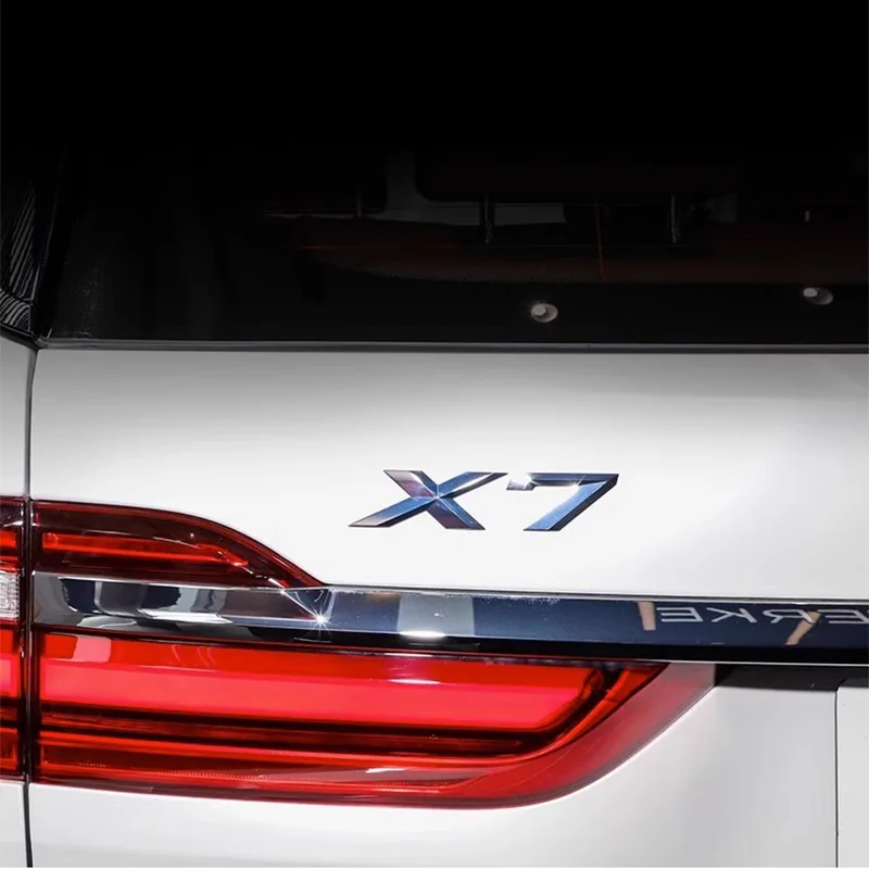 BMW X1 E84 F48 X3 E83 G01 F25 X4 F26 G02 X5 E53 F15 E70 X6 E71 F16 엠블럼 로고 레터링용 3D 자동차 글자 트렁크 배지 스티커