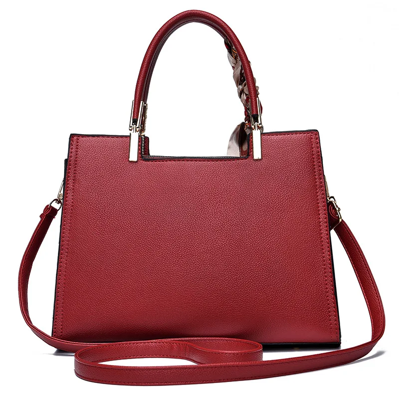Neue luxus rote leder frauen taschen europa hochwertige damen handtaschen umhangetasche marke damen hochzeits feier taschen handtaschen AliExpress