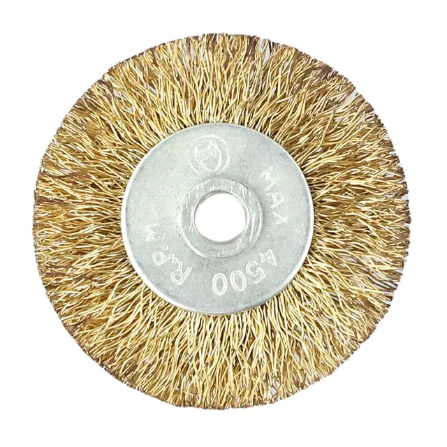 Wire Wheel Brush Flat Crimped Stainless Steel 38mm 50mm 65mm 75mm For Angle Grinder Shank Wire Wheel For Drill Attachment - Image 2