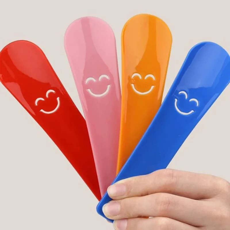 Shoe Horns Professional Plastic Shoe Horn Spoon Shape Shoehorn Shoe Lifter Flexible Sturdy Slip 4