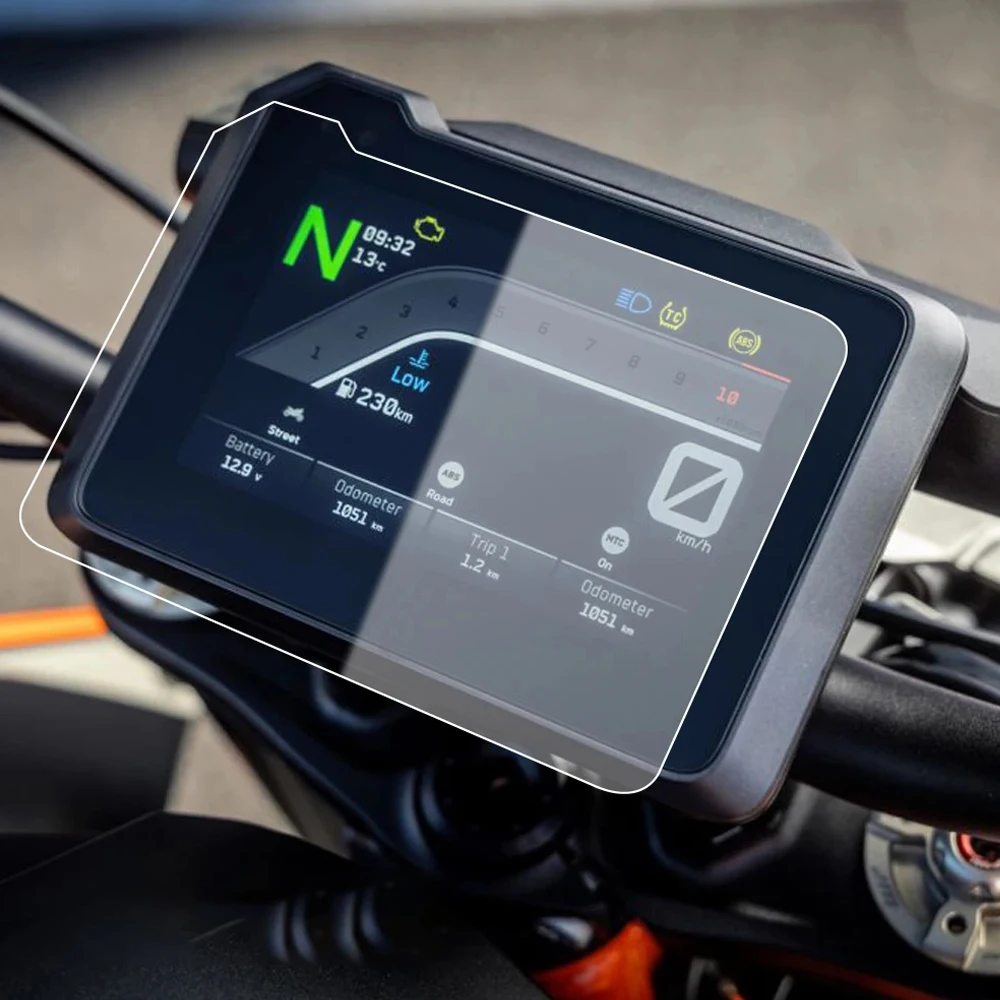 Motorcycle Scratch Cluster Screen Dashboard Protection TPU Film for 390 Duke 990 Duke Motorcycle Screen Protector