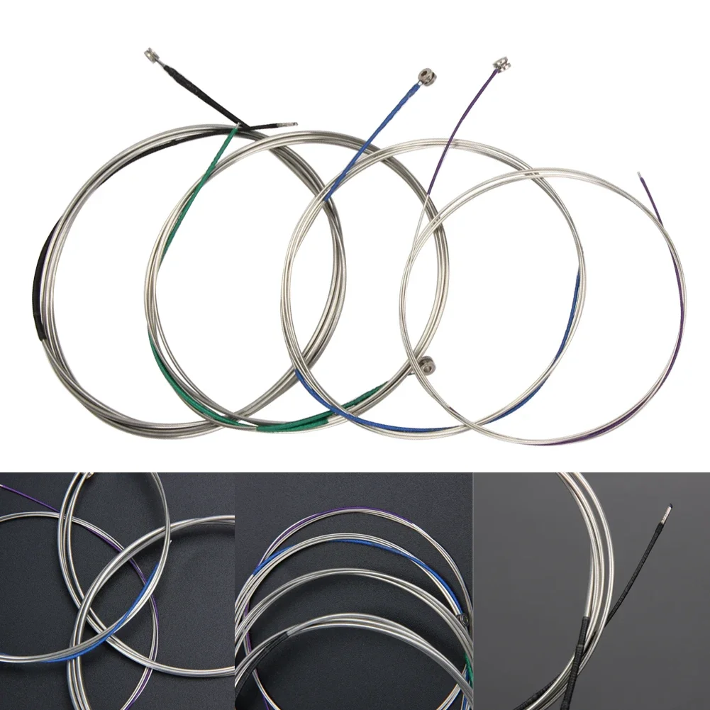1-5 Set German Silver Cello String Set C-G-D-A Steel Core Wound Cello String for Full Size 4/4 3/4 Musical Instrument Parts
