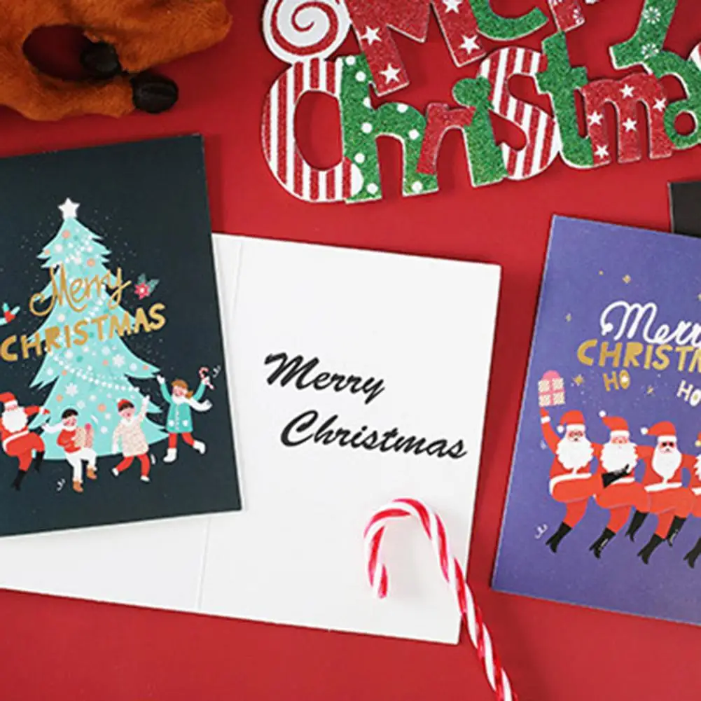 

Funny Christmas Eve Card Folding Rectangle Christmas Blessing Greeting Card Merry Christmas Card Xmas Greeting Card