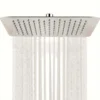 Bourdillat 16 inch / 20 inch Black / Mirror Shower Head Thickened Stainless Steel Large Rain Shower head top 1