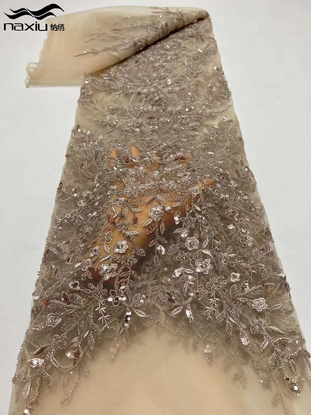 

Madison-African Lace Fabric для вечеринки, кружевная вышивка жениха, французский тюль, ткань Peartl, высокое качество, 2023 г.