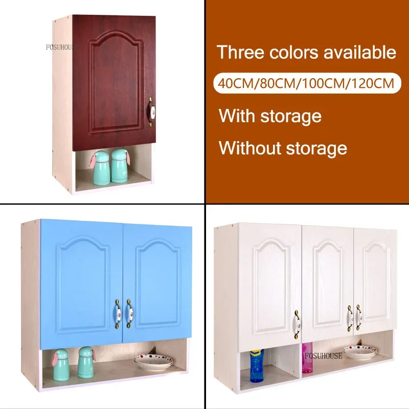 Minimalist Hotel Cafe Kitchen Cabinets Modern Household Wall Cabinet Apartment Storage Locker Restaurant Wall-mounted Cupboards