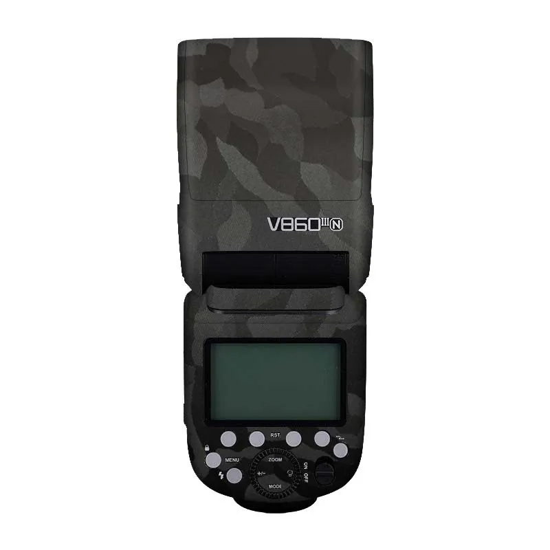 V860III 카메라 플래시 보호 필름, GODOX V860 III 카메라 플래시 스킨 데칼 커버 필름 스킨 랩