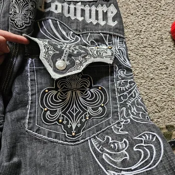 Y2K Patch Shorts 1