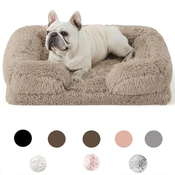 S2d75151f62ca467db01d59b9ccfaf536G.png Dog Bed for Winter Puppy Bed Warm Sofa Pets Products Small Cats Mat Pet Supplies Large Baskets Beds Dogs Medium Kennel Big Home