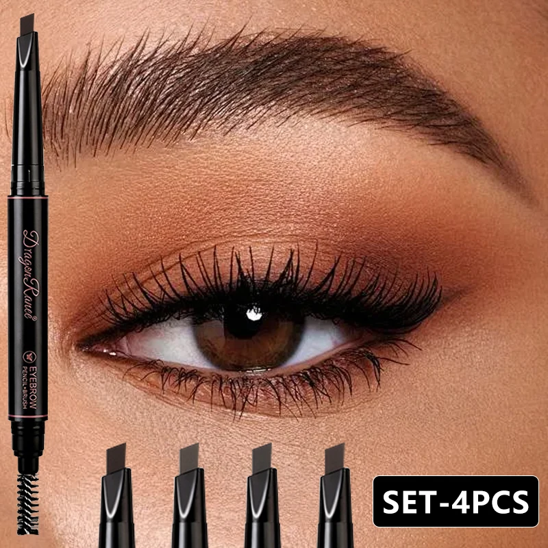 Dual-ended Waterproof Eyebrow Pencil With Triangular Fine Tip_voghion.com
