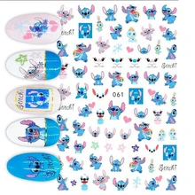 

200PCS Disney Nail Art Sticker Mickey 3D Adhesive Nail Slider On The Run Princess Stitch Manicure Art Decorative Decal Wholesale