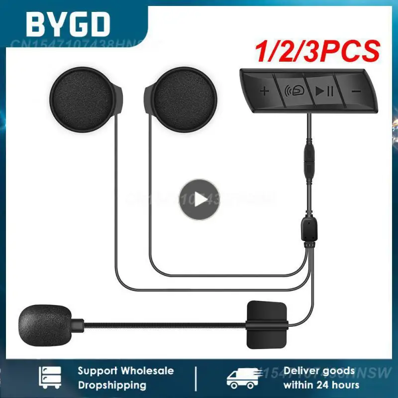 

Bluetooth-гарнитура для мотоциклетного шлема, 1/2/3 шт.