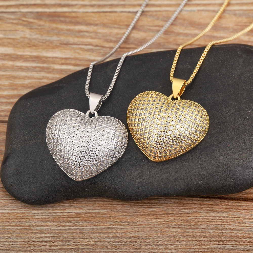 New Arrival Retro Love Heart Shape Simple Style Pendant