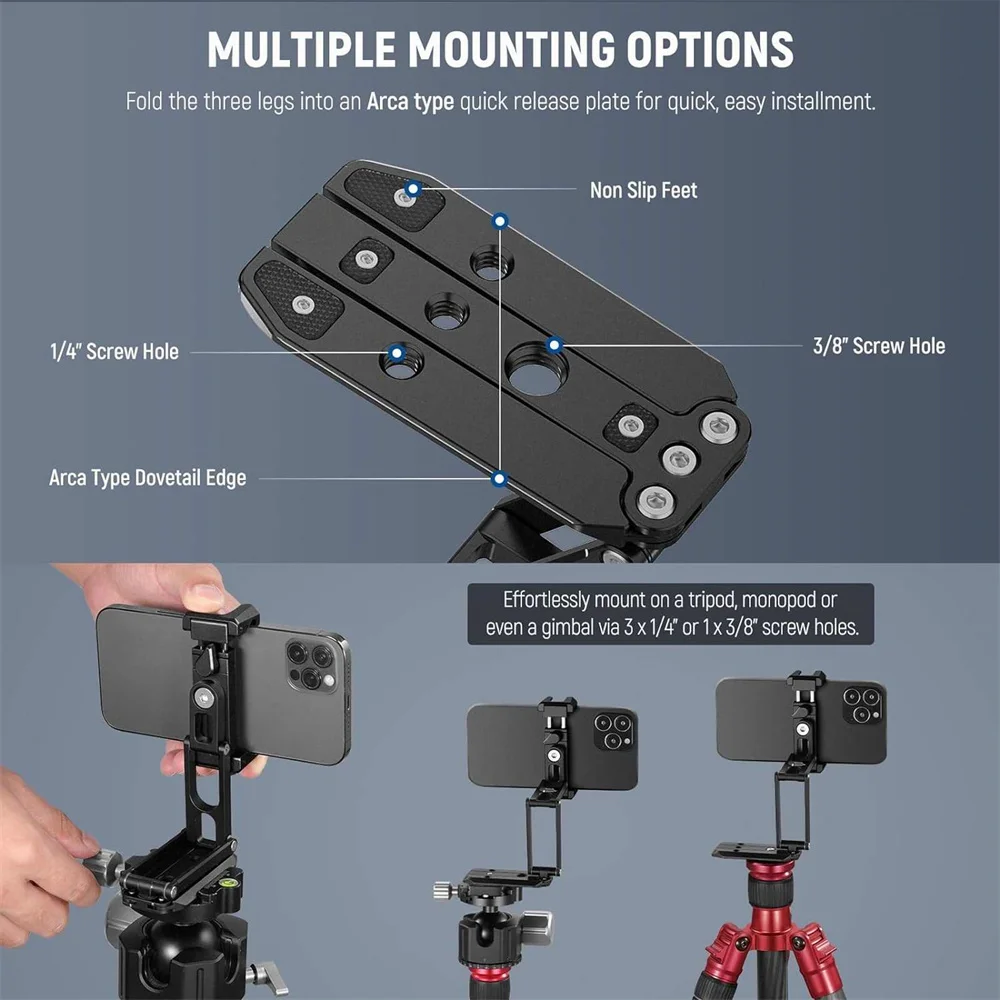 Mini Pocket Foldable Tripod Microphone Photography Vlog for Phone Vertical Horizontal Shooting Expansion Video Light