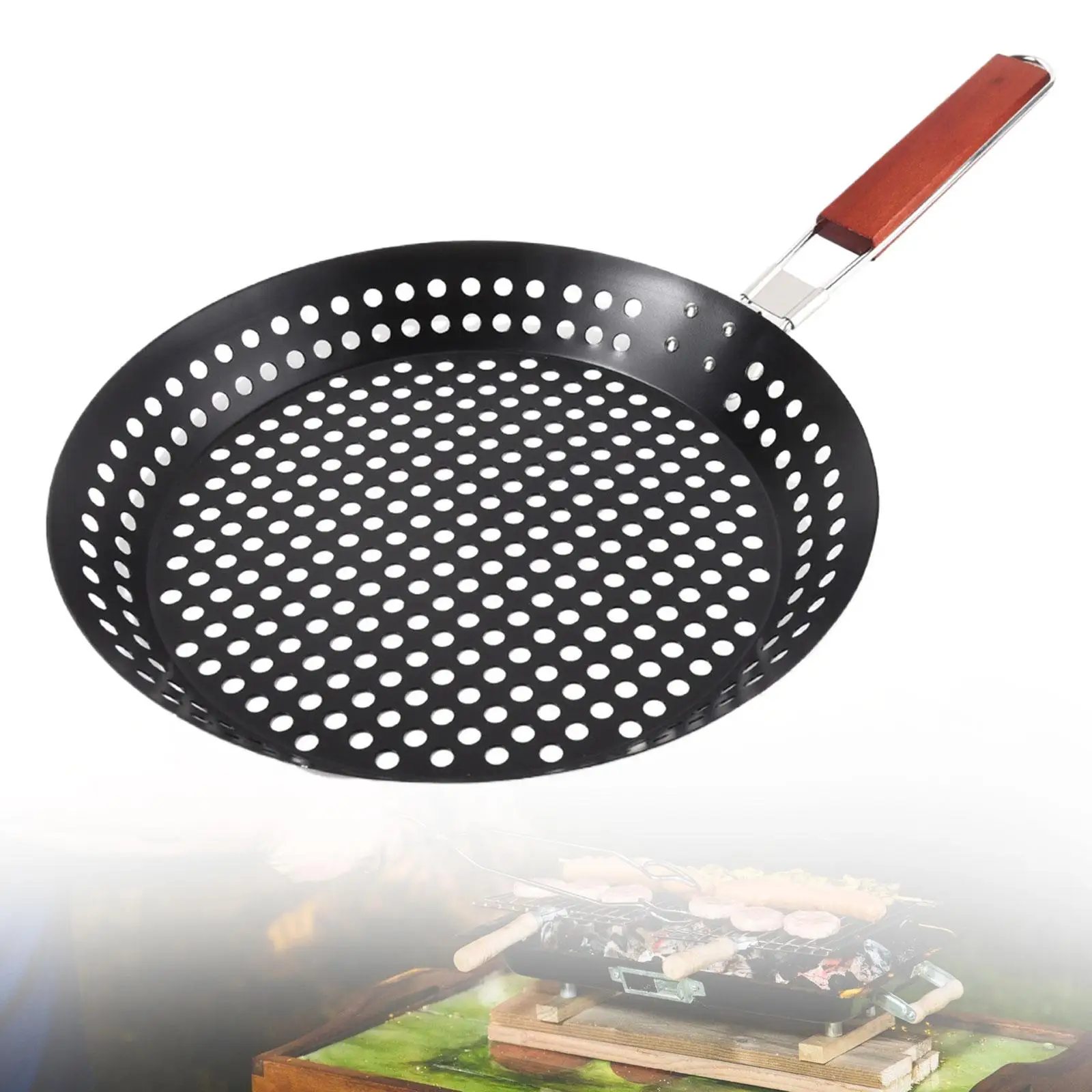 Grilling Skillet Easily Clean Steak Meats Grilling Pan Barbecue Grilling Plate for Frying Kitchen Roasting Outdoor Hiking Grilling Skillet Easily Clean Steak Meats Grilling Pan Barbecue Grilling Plate for Frying Kitchen Roasting Outdoor Hiking