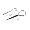 Popular 1SET Ponytail Creator Plastic Loop Styling Tools Pony Topsy Tail Clip Hair Braid Maker Styling Tool For Women Girl 6