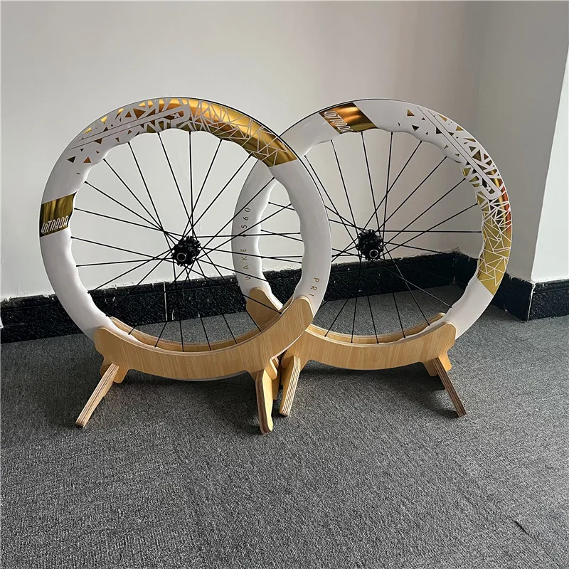 Ruote Da Strada In Carbonio 700C 6560 Freno A Disco Wheelset 65Mm Copertoncino Ruote Di Blocco Centrale
