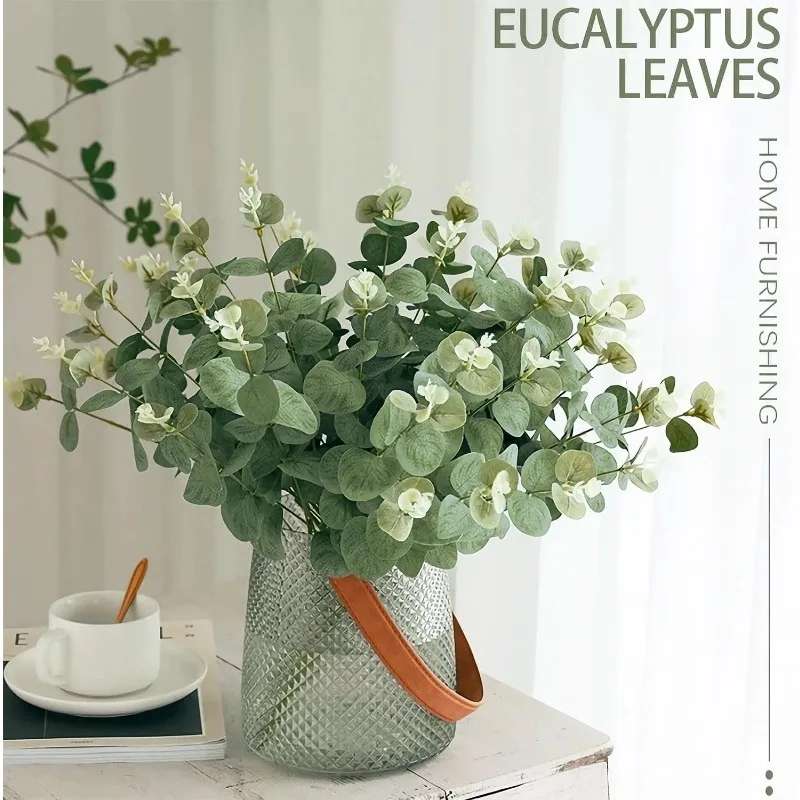 Elegant Eucalyptus Artificial Leaves Bouquet