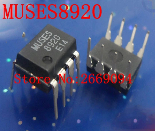 

2pcs/lot MUSES8920D MUSES8920 MUSES 8920 High Quality Audio J-FET Input Dual Operational Amplifier DIP-8
