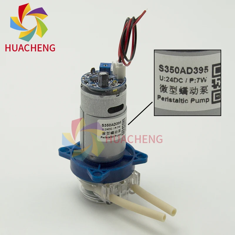 

Перистальтический насос для принтера с платой управления скоростью 24 в 7 Вт DC DTF/УФ-насос для всасывания белых чернил для принтера Human Xuli