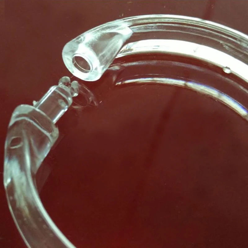 Plastic O-ring Shower Curtain Hook Transparent O-ring Hook Bathroom Shower Curtain Lining Sliding Ring Clip