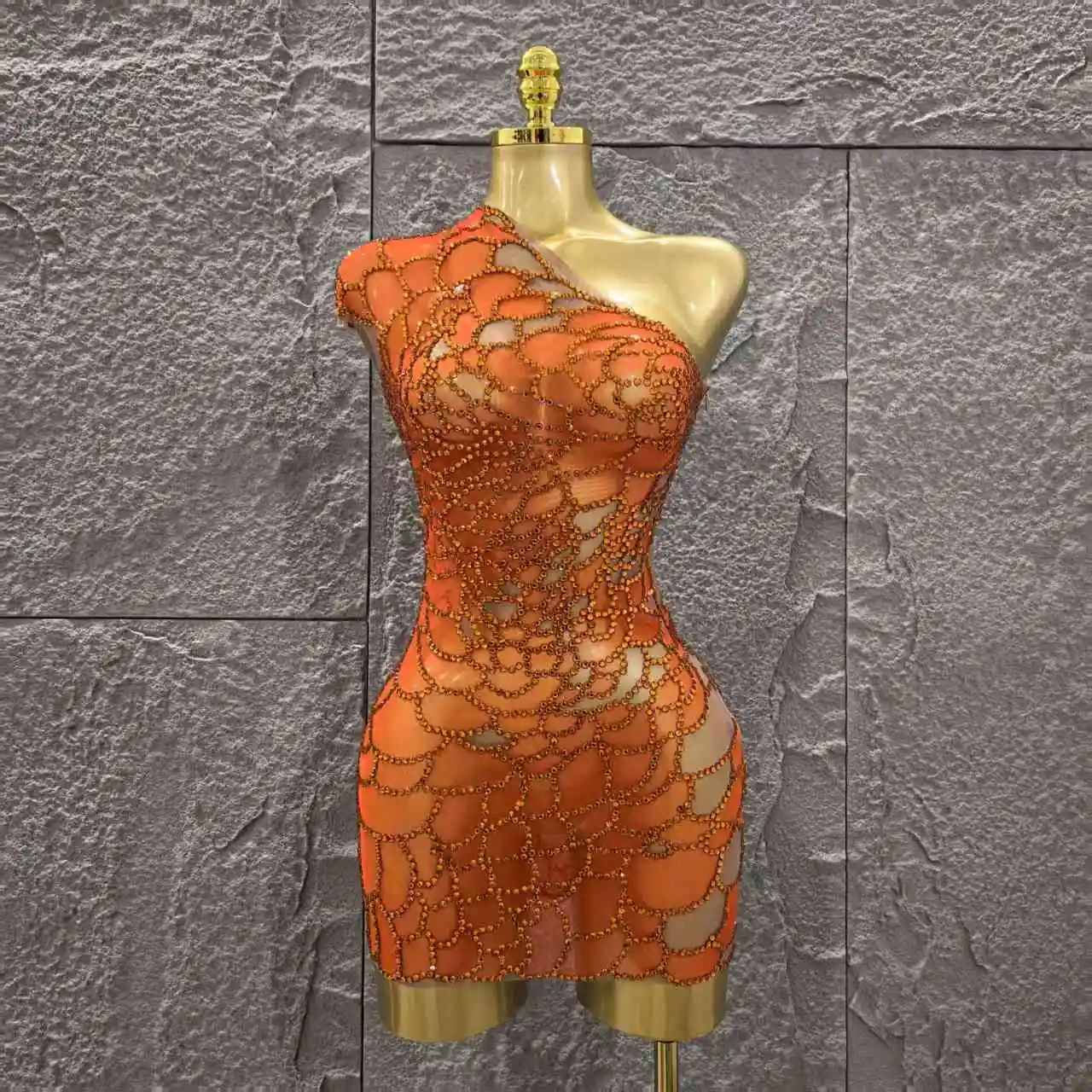 VIIZREL Denim Dress Side View