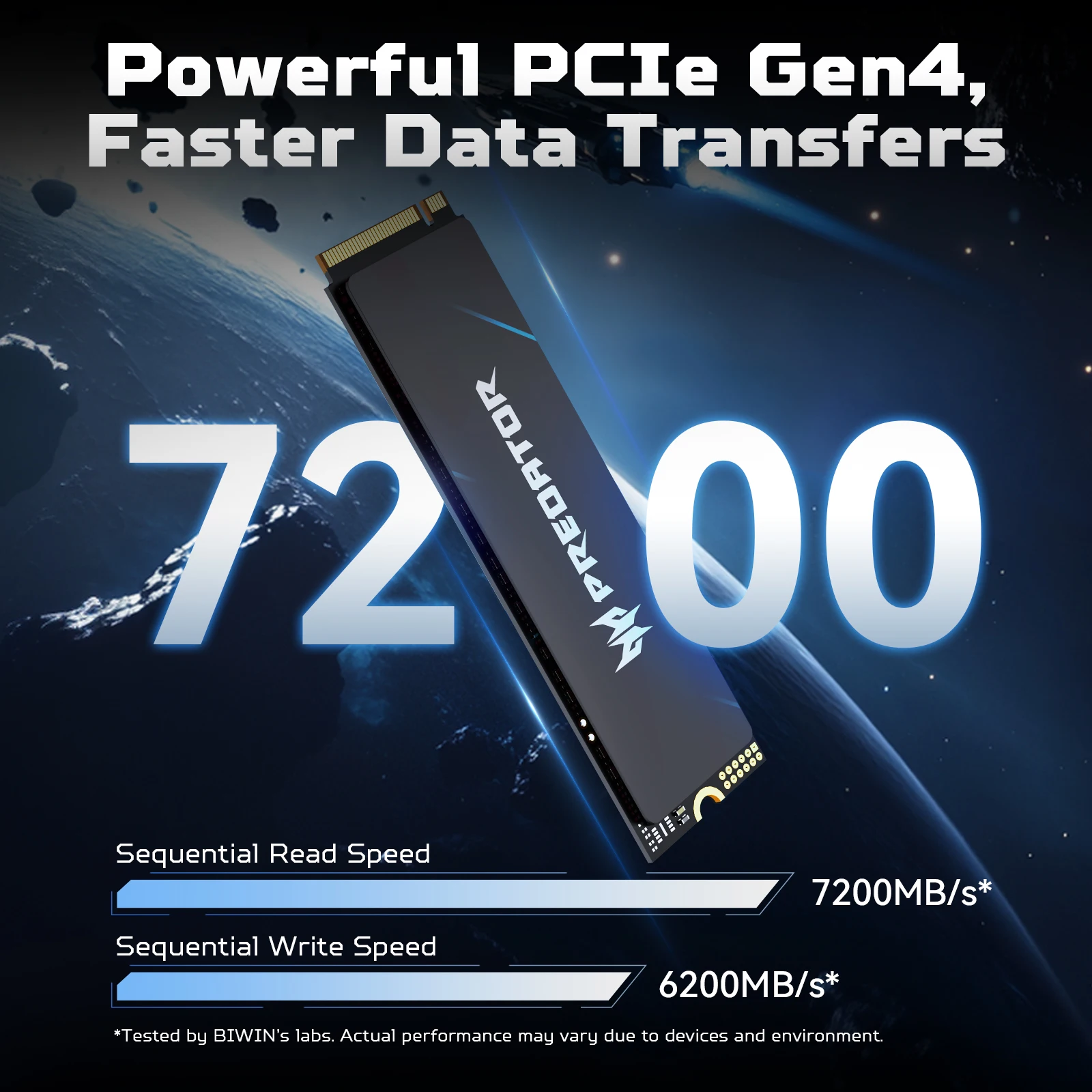 【新品　未開封】内蔵SSD　Acer Predator GM6 1TB SSD acer Predator GM6 1TB M.2 NVMe PCIe 4.0 SSD - Read Speed up to