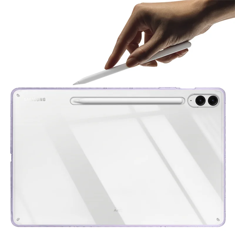 Acrylic Clear Hard Case for 12.4 inch Tablet - Durable Protective Back Cover