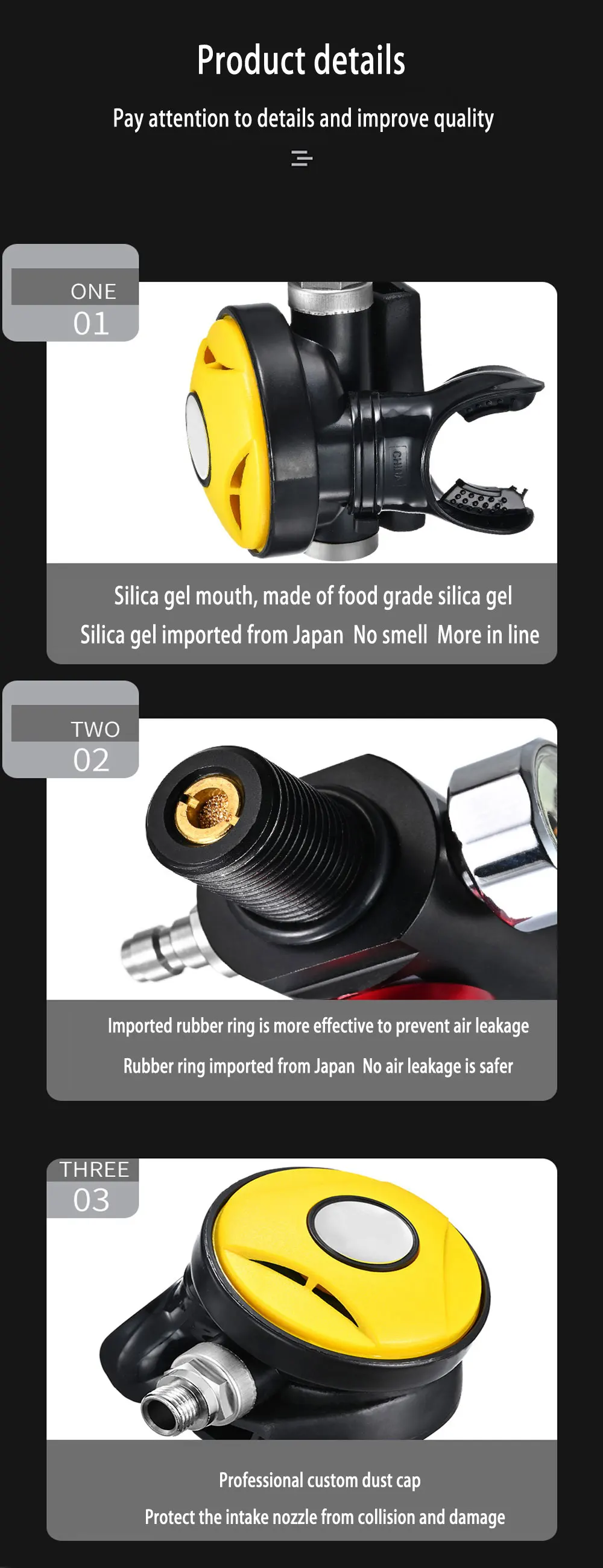 Scuba Diving and Snorkeling 10-15 min Oxygen Tank 1L Cylinder Underwater Breathe