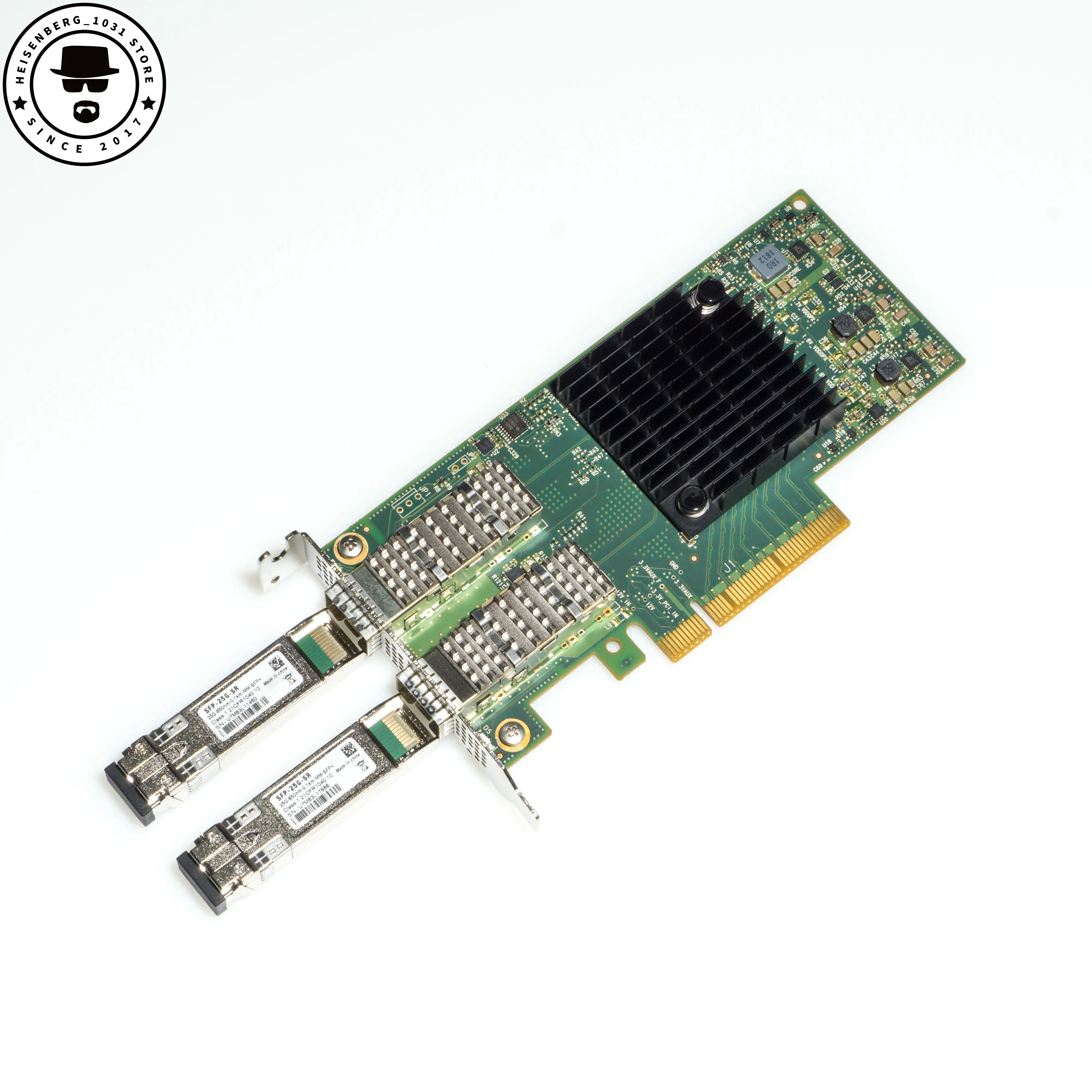 Conector de Porta Dupla Nvidia Mellanox Mcx4121a-acat lx en Nic 25gbps®transceptores Compatíveis Nsa Homelab Pcie3.0 x Sfp28 - Imagem 3