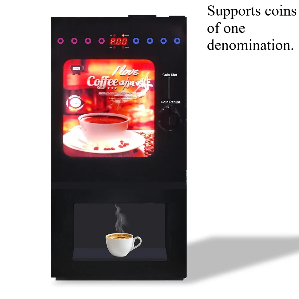 Coin-operated Coffee Machine, Automatic Coffee Vending Machine, Commercial  Coffee Machine