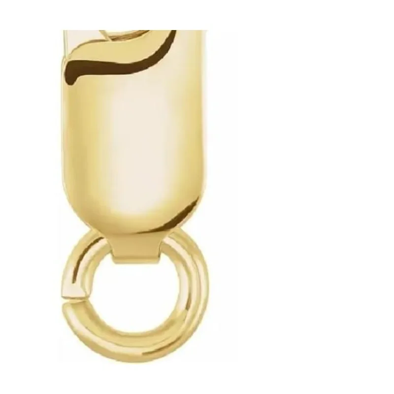 14K Pure Gold Lobster Lock Buckle Is Used for Making Necklaces, Bracelets or Jewelry with An Open  Shrimp  Claw  Buckle