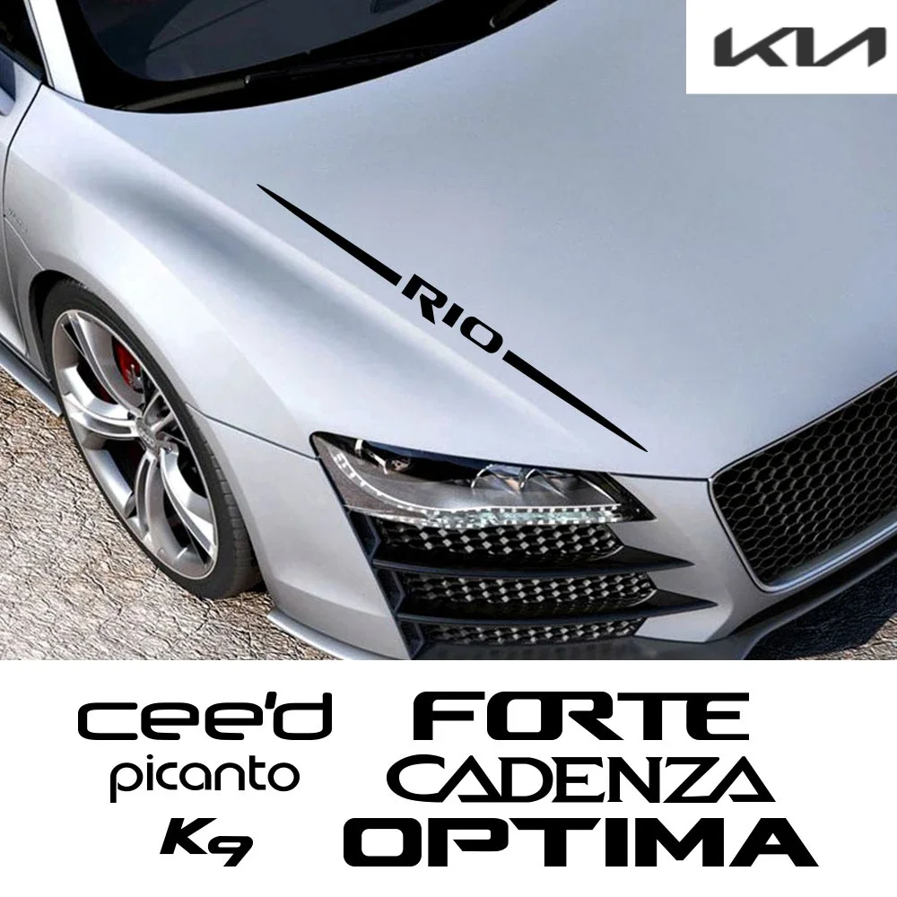 

Car windshield stickers hood body stickers Kia Rio Pican to Ceed Optima Forte Cadenza K9 decorative decals automotive supplies.