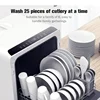 Dish Washing Machine Large Capacity Portable and Movable Household Free installation Free Hand Desktop Dishwasher 2